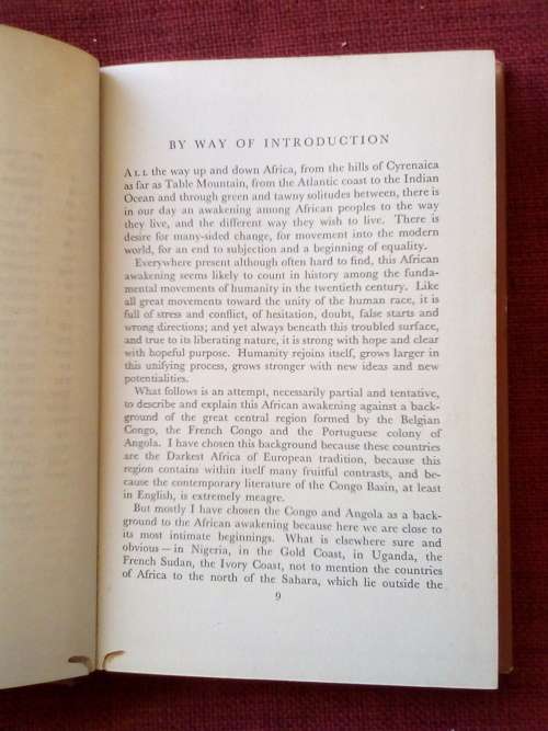 The African Awakening by Basil Davidson. 1st 1955. H/C with jacket. 262 pp.