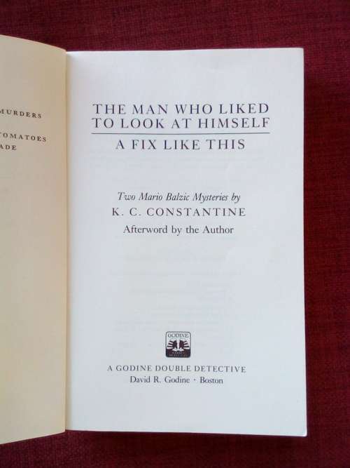 Two Mario Balzic Mysteries by KC Constantine. 1983. S/C. 185 pp. 500 g