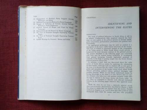 White African Elites by HW Van der Merwe et al. 1st 1974. H/C with jacket. 190 pp.