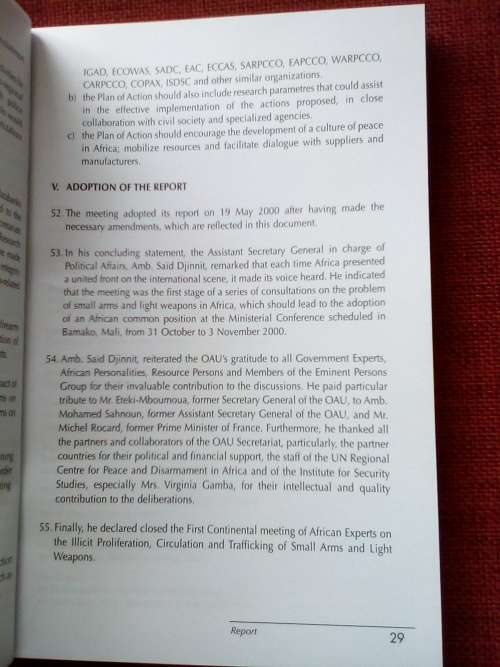 Small Arms and Light Weapons in Africa compiled by Euníce Reyneke. 2000. S/C. 287 pp.
