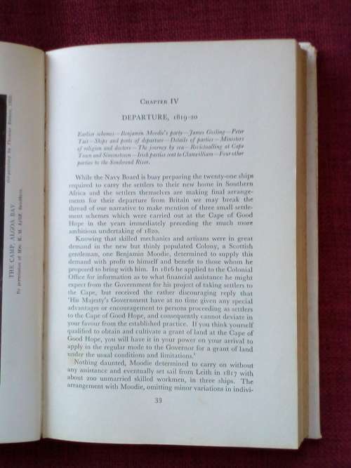 The Story of the British Settlers of 1820 in South Africa by HE Hockly. 2nd ed 1957. H/C. 284 pp.