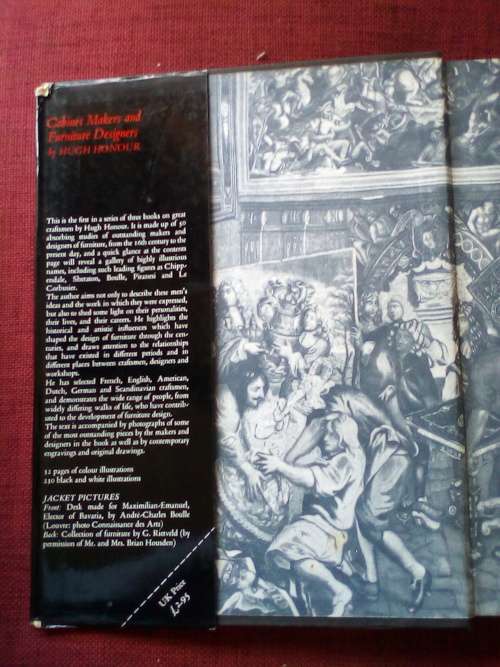 Cabinet Makers and Furniture Designers by Hugh Honour. 1972. H/C with jacket. 320 pp.