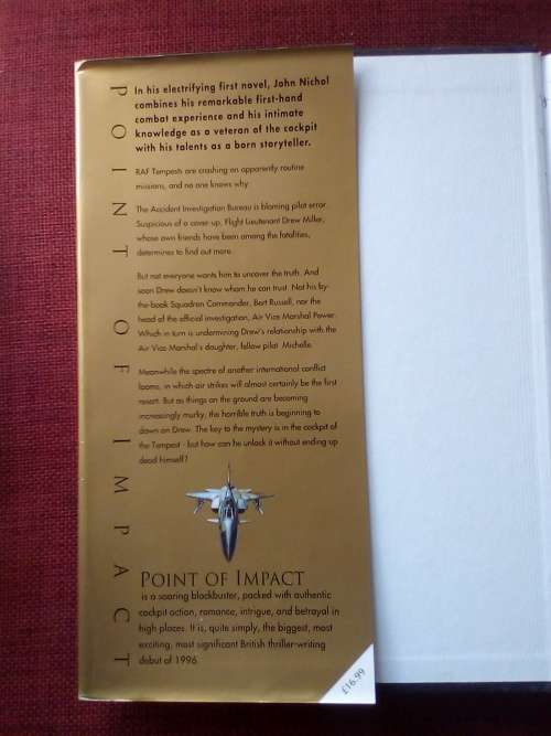Point of Impact by John Nicol. 1st 1996. H/C. 310 pp.
