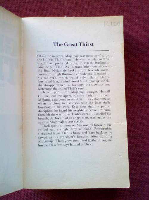 The Great Thirst by William Duggan. Reprint 1986. S/C. 444 pp.