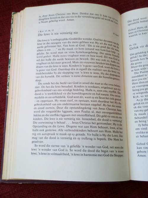 Byderwets en Byderwoords : `n Bybeldagboek vir Eietydse Mense. 1985. H/B.