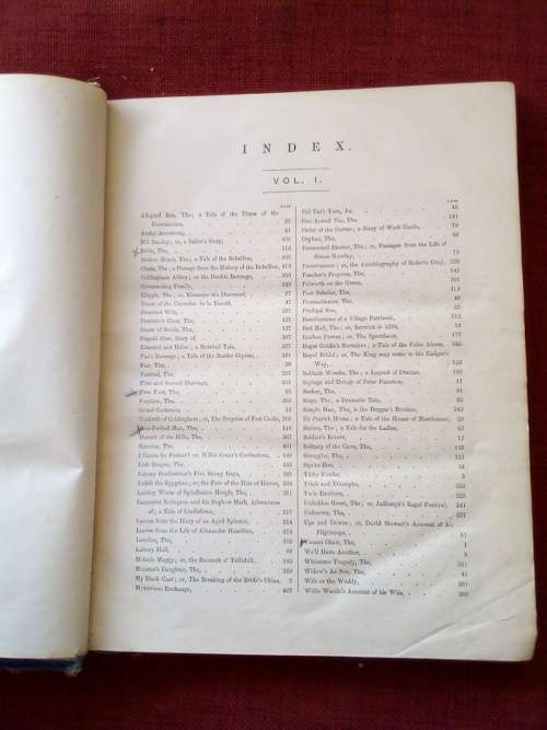 Wilson´s Tales of the Borders, and of Scotland. Vol. 1. Circa 1889. H/C. Large format. 416 pp.
