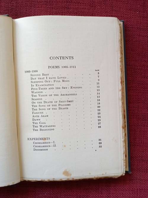 The Complete Poems of Rupert Brooke. 7th impression 1935. H/C. 166 pp.
