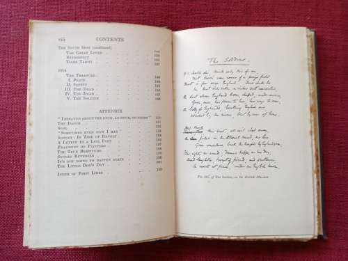 The Complete Poems of Rupert Brooke. 7th impression 1935. H/C. 166 pp.