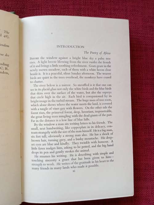 Albert Schweitzer: An Anthology, edited by Charles R Joy. First UK ed 1952. H/C with jacket. 303 pp.