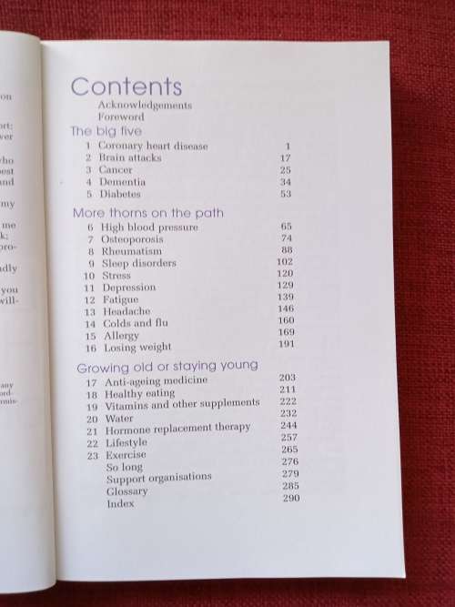 Lifetime Health by Dr Christiaan. 1st 2001. S/C. 295 pp.