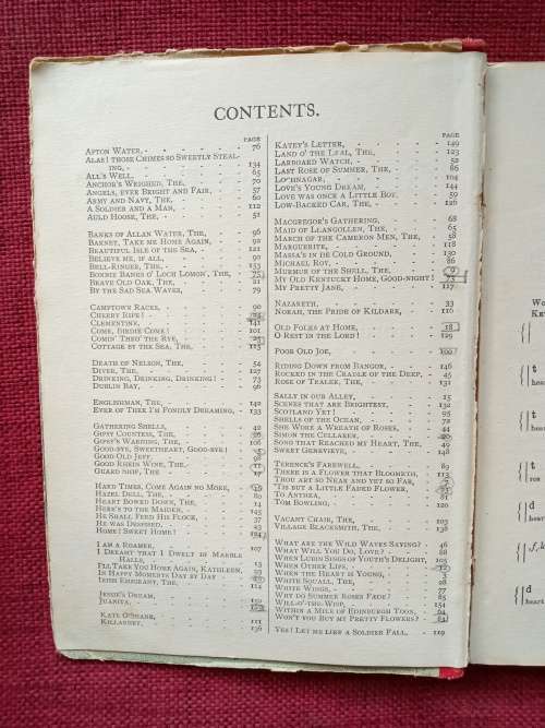 The Globe Song Folio of Popular Songs, Duets, and Sacred Solos. Circa 1910. H/C. 156 pp.
