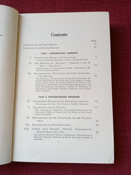Principles of Abnormal Psychology by Maslow and Mittelmann. Revised ed 1951. H/C. 665 pp.