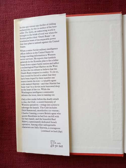 Death Beam by Robert Moss. 1st edition 1981. H/C with jacket. 408 pp.