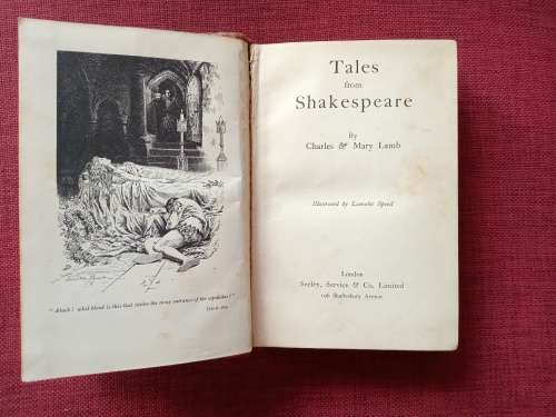Tales From Shakespeare by Charles and Mary Lamb. Circa 1940s. H/B. 348 pp.