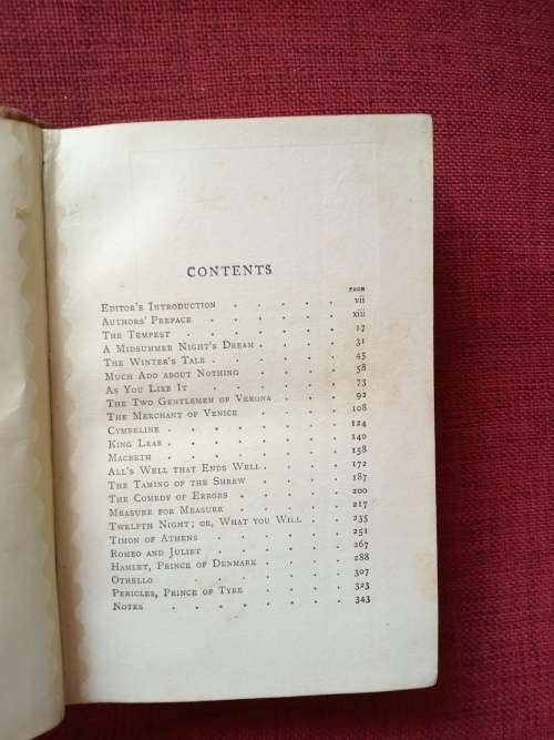 Tales From Shakespeare by Charles and Mary Lamb. Circa 1940s. H/B. 348 pp.