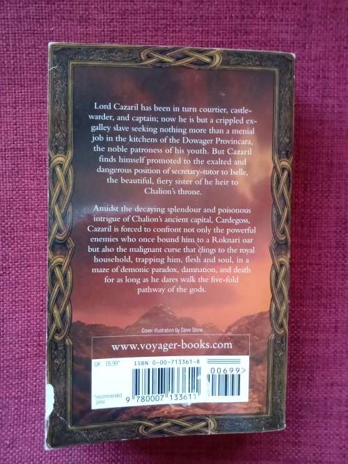 The Curse of Chalion by Lois McMaster Bujold. 2003. Paperback. 490 pp.