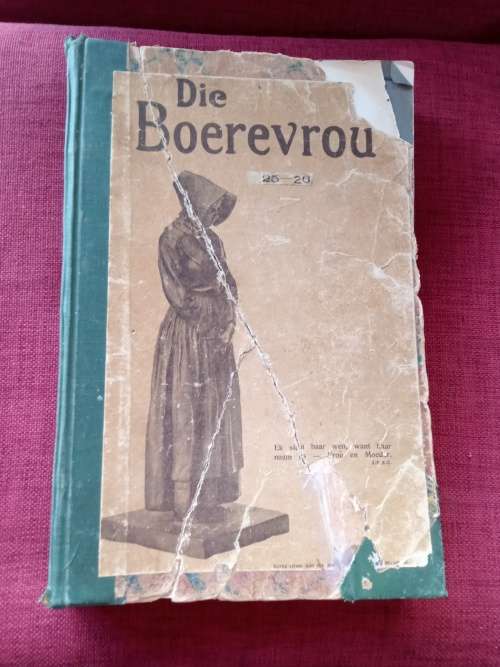 Die Boerevrou, Maart 1925 - Februarie 1926. Hardeband. Groot formaat. 1,7 kg