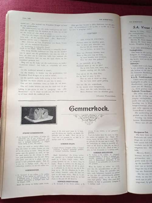 Die Boerevrou, Maart 1925 - Februarie 1926. Hardeband. Groot formaat. 1,7 kg