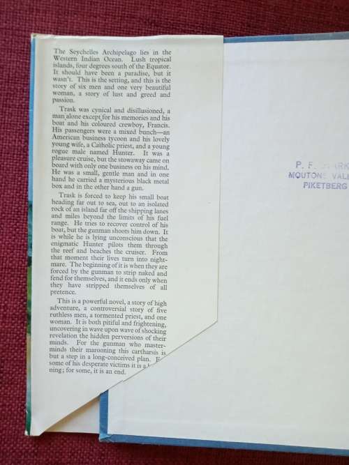 The Sinners by DR Sherman. 1st edition 1970. H/C with jacket. 215 pp.
