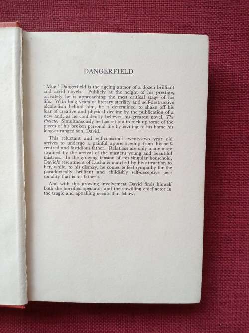 Dangerfield by Barnaby Conrad. 1st edition 1963. H/C with jacket. 208 pp.