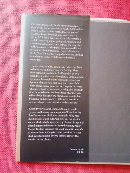 50 Ideas You Really Need To Know: Earth by Martin Redfern. 1st edition 2012. H/B. 208 pp.