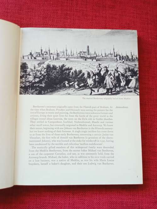Beethoven: A Pictorial Biography by E Valentin. 1960. H/C with jacket. Large format. 148 pp.