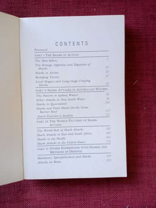 Shark Attack by Victor Coppleson and Peter Goadby. Revised edition 1988. S/C. 262 pp.