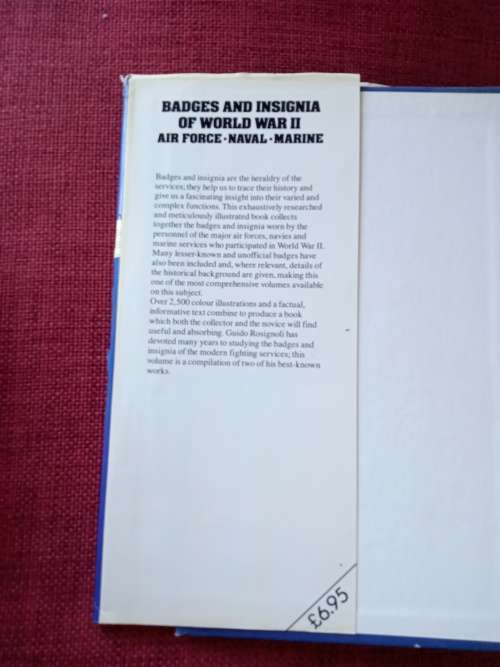 Badges and Insignia of World War II by Guido Rosignoli. Reprint 1983. H/C with jacket. 363 pp.
