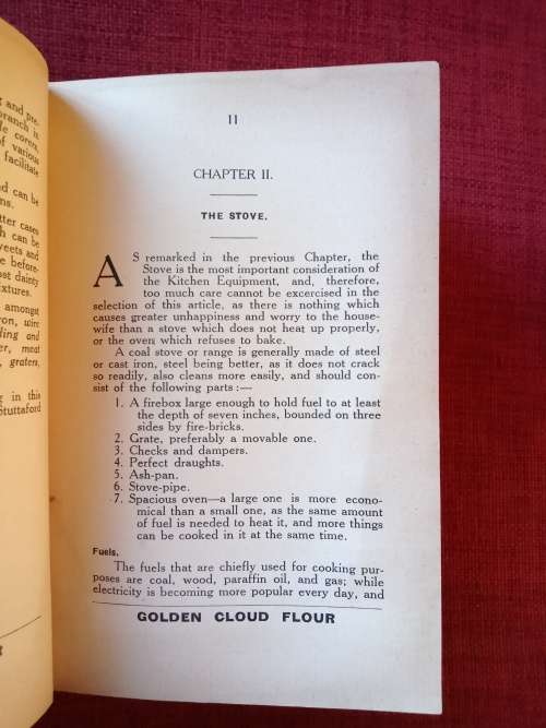 The Household Science Cookery Book by Jeanette C van Duyn. 5th edition 1929. H/C. 610 pp.