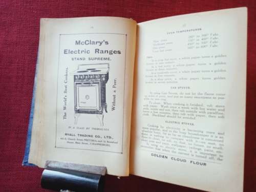 The Household Science Cookery Book by Jeanette C van Duyn. 5th edition 1929. H/C. 610 pp.