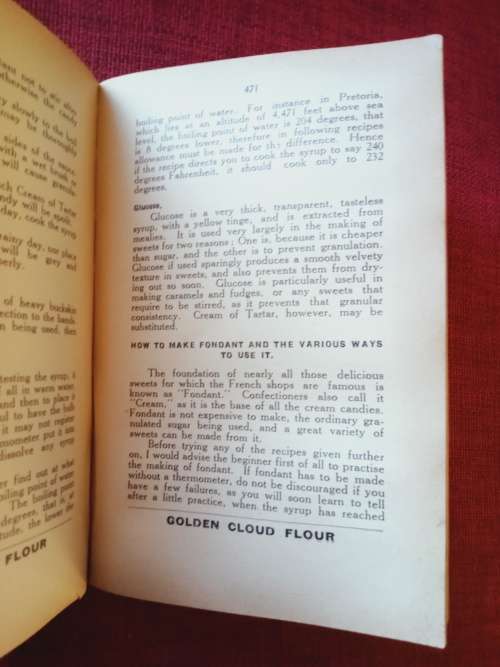 The Household Science Cookery Book by Jeanette C van Duyn. 5th edition 1929. H/C. 610 pp.