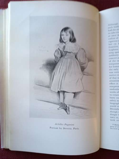 Paganini the Genoese by GIC de Courcy. Vol  1 and 2. 1st edition 1957. H/C with jacket. 431 + 421pp