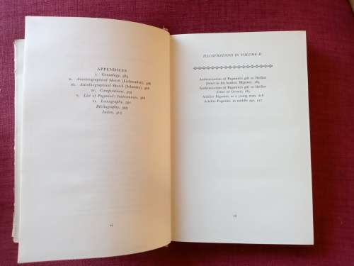 Paganini the Genoese by GIC de Courcy. Vol  1 and 2. 1st edition 1957. H/C with jacket. 431 + 421pp