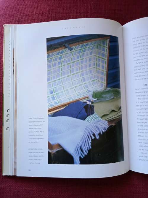The New Stencil Book by Simone Smart. 1st edition 1998. H/C with jacket. Large format. 127 pp.
