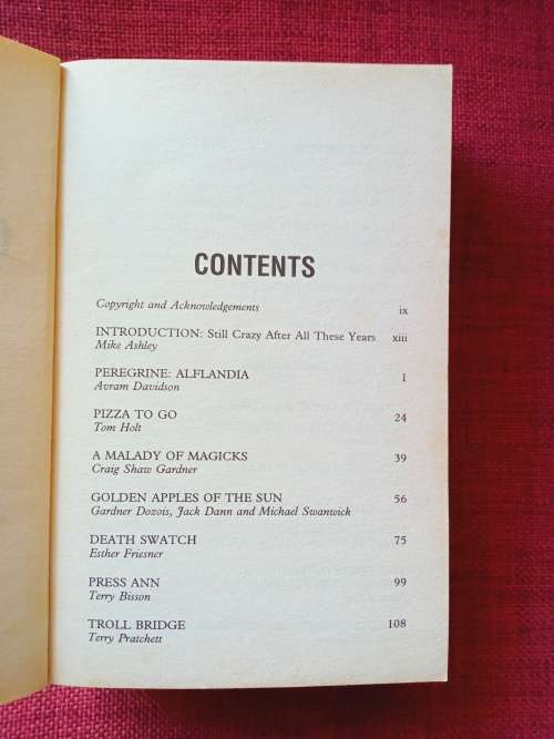 The Mammoth Book of Comic Fantasy edited by Mike Ashley. 1st 1998. S/C. 524 pp.