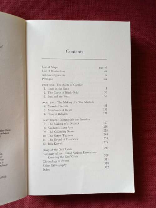 Unholy Babylon: Secret History of Saddam´s War by Darwish and Alexander. 1991. S/C. 335 pp.