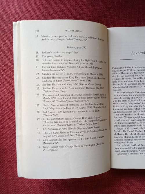 Unholy Babylon: Secret History of Saddam´s War by Darwish and Alexander. 1991. S/C. 335 pp.