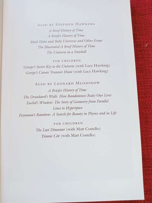 The Grand Design by Stephen Hawking and Leonard Mlodinow. 2nd ed 2011. S/C. 251 pp.