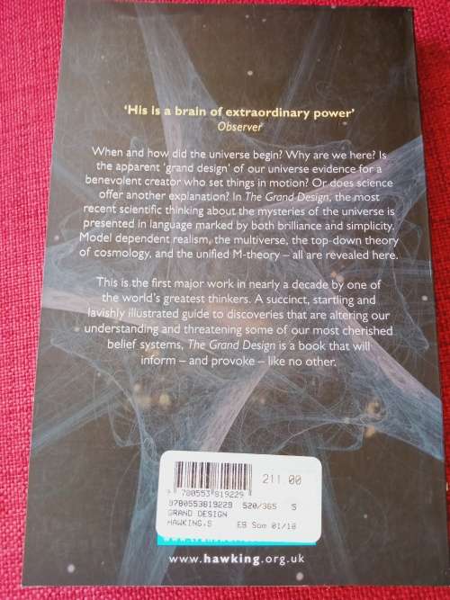 The Grand Design by Stephen Hawking and Leonard Mlodinow. 2nd ed 2011. S/C. 251 pp.