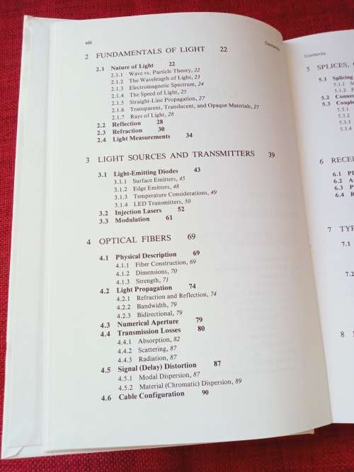 Fiber Optics by Edward Lacy. 1st ed 1982. H/C. As new. 222 pp.