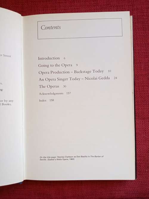 A Young Person´s Guide to the Opera by Helen Erickson. 1st ed 1980. H/C. Illustrated. 160 pp.