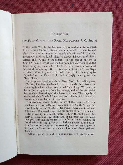 King of the Bastards by Sarah Gertrude Millin. First edition 1950. Hardcover with jacket. 339 pp.