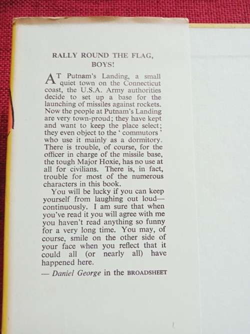 Rally Round the Flag, Boys! by Max Shulman. Reprint 1959. H/C. 223 pp.