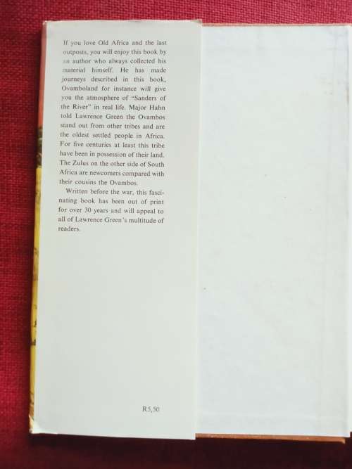 Old Africa Untamed by Lawrence G Green. Reprint 1974. H/C with jacket. Good condition. 260 pp.
