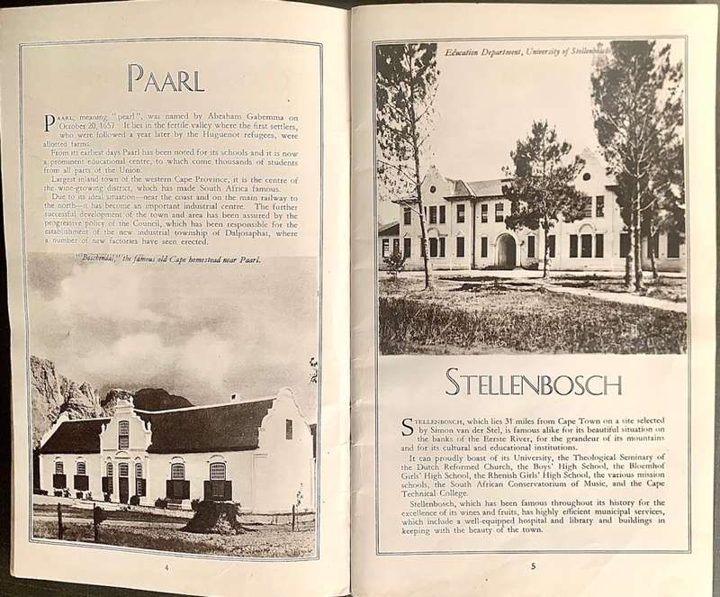 Souvenir of the Royal Tour 1947. Good condition. Softcover. 56 pp.