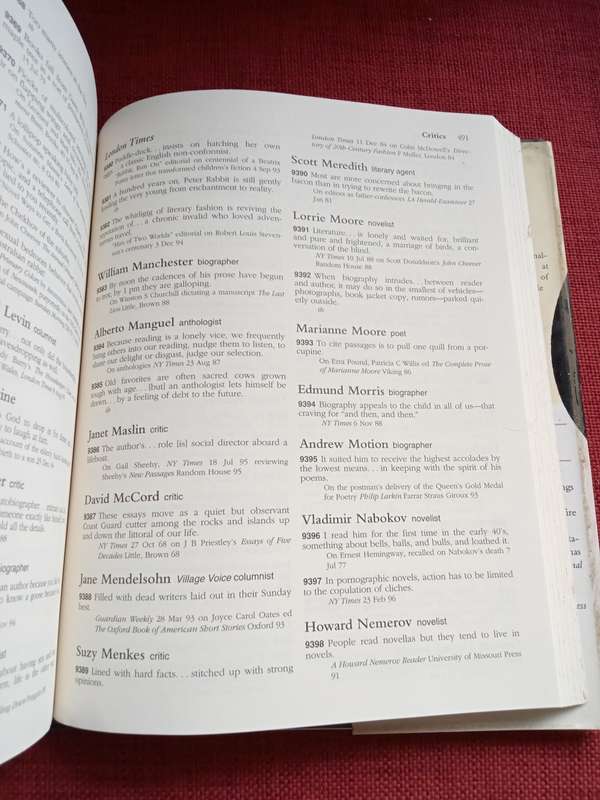 Simpsons Contemporary Quotations, by JB Simpson. Revised edition 1997. H/C. 657 pp.
