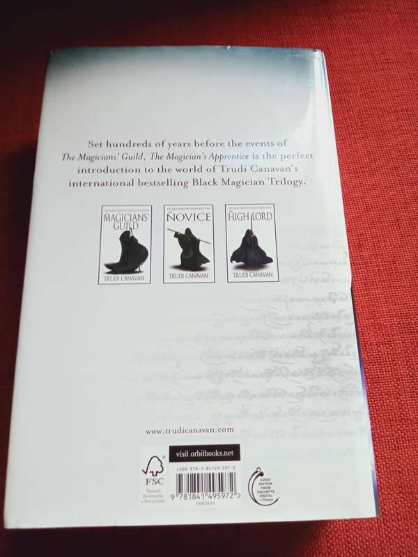 The Magician`s Apprentice by Trudi Canavan. 1st ed 2009. H/C with jacket.