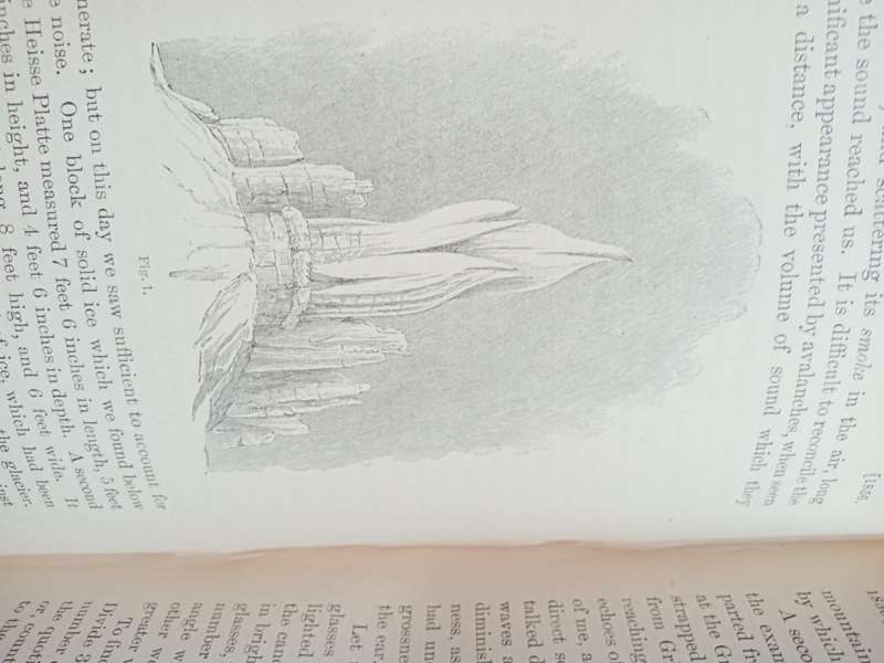 The Glaciers of the Alps by John Tyndall. 1896. Hardcover, no jacket. Good condition. 445 pp.
