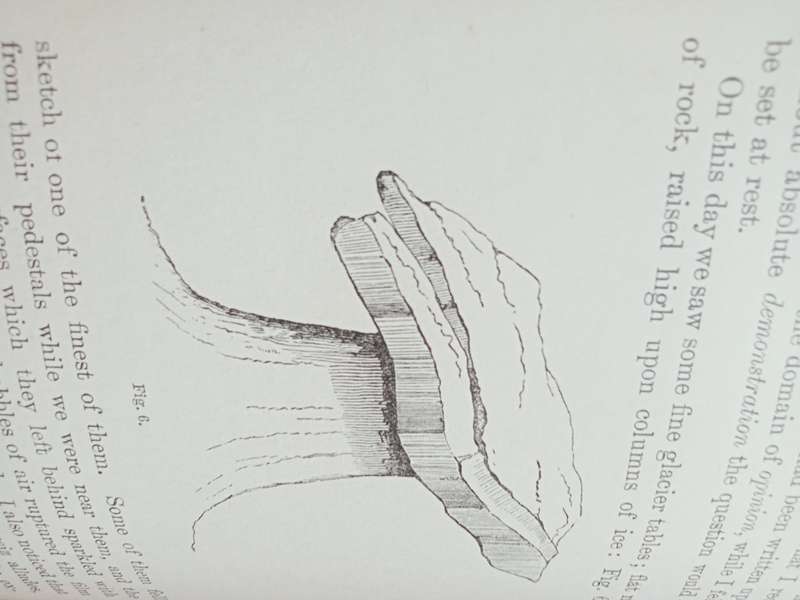The Glaciers of the Alps by John Tyndall. 1896. Hardcover, no jacket. Good condition. 445 pp.