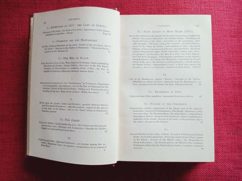 The Glaciers of the Alps by John Tyndall. 1896. Hardcover, no jacket. Good condition. 445 pp.